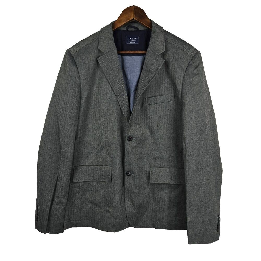 Jachs New York Men's Size Medium Charcoal Sportscoat Jacket NWT‎
